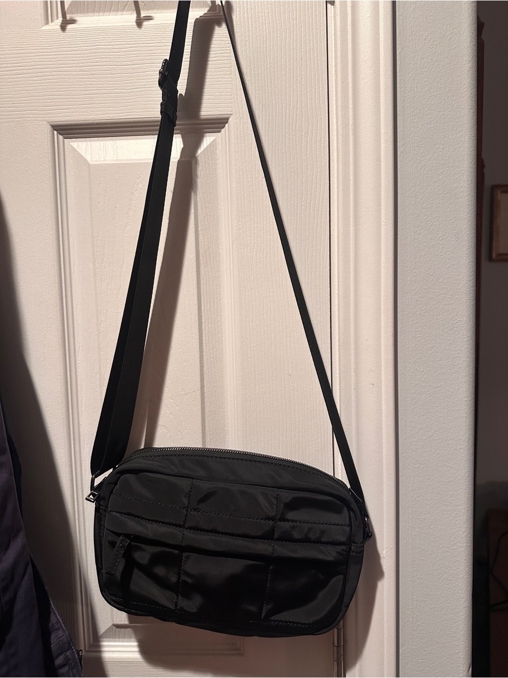 Men's Black Crossbody Shoulder Bag - Sleek Everyday Carry